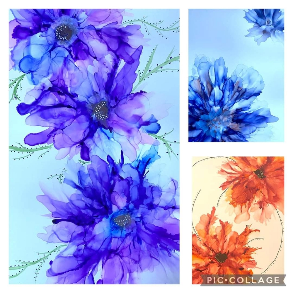 Original alcohol ink artwork